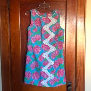 Lilly Pulitzer Originals Worth shift dress Kissue print sz 8 EUC original owner!